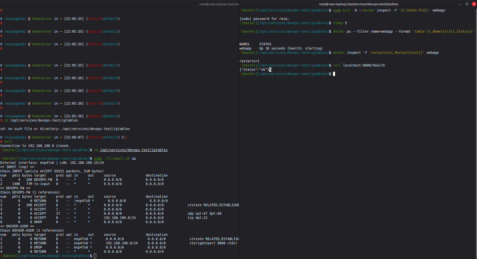 Container automatically restarted after docker kill